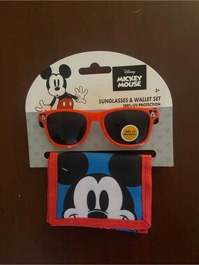 Disney Mickey Mouse Sunglasses & Wallet Set